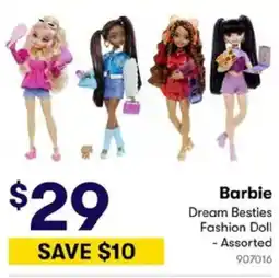 BIG W Barbie Dream Besties Fashion Doll offer
