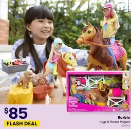 BIG W Barbie Hugs N Horses Playset offer