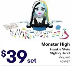 BIG W Monster High Frankie Stein Styling Head Playset offer