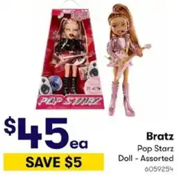 BIG W Bratz Pop Starz Doll offer