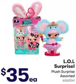 BIG W L.O.L Surprise! Plush Surprise Assorted offer