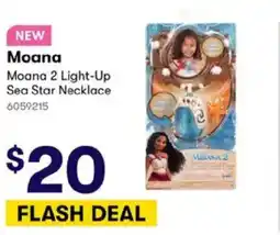 BIG W Moana Moana 2 Light-Up Sea Star Necklace offer