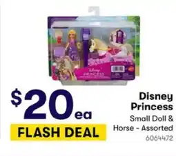 BIG W Disney Princess Small Doll & Horse offer