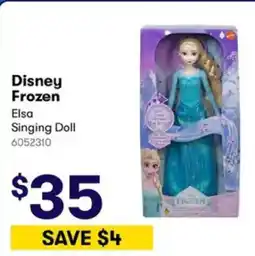 BIG W Disney Frozen Elsa Singing Doll offer