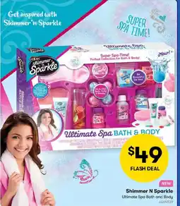 BIG W Shimmer N Sparkle Ultimate Spa Bath and Body offer