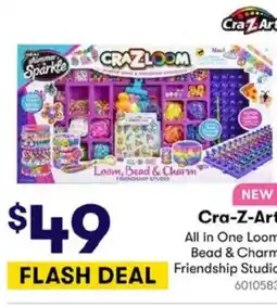 BIG W NEW Cra-Z-Art All in One Loom Bead & CharmFriendship Studio offer