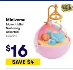 BIG W Miniverse Make it Mini Nurturing offer