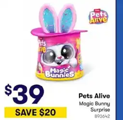 BIG W Pets Alive Magic Bunny Surprise offer