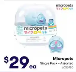 BIG W Micropets Single Pack offer