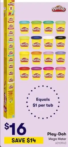 BIG W Play-Doh Mega Meter offer