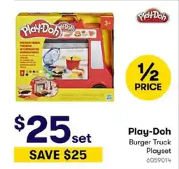 BIG W Play-Doh Burger Truck Playset offer