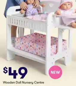 BIG W Wooden Doll Nursery Centre offer