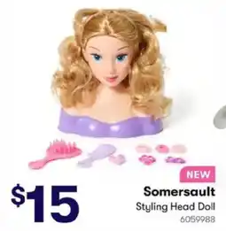 BIG W Somersault Styling Head Doll offer