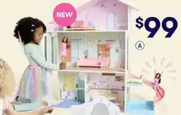 BIG W Wooden 3-Storey Doll House offer