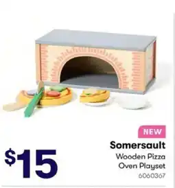BIG W Somersault Wooden Pizza Oven Playset offer