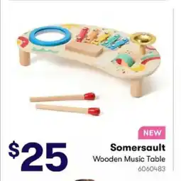 BIG W Somersault Wooden Music Table offer