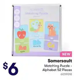 BIG W Somersault Matching Puzzle - Alphabet offer