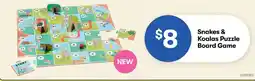 BIG W Snakes & Koalas Puzzle Board Game offer