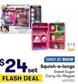 BIG W Squish-a-longs Sweet Sugar Carry-On Playset offer