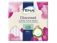 Chemist Warehouse Tena Pad Discreet UltraThin Long Length 12 Pack offer