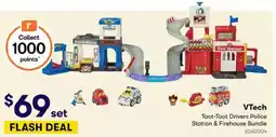 BIG W VTech Toot-Toot Drivers Police Station & Firehouse Bundle offer