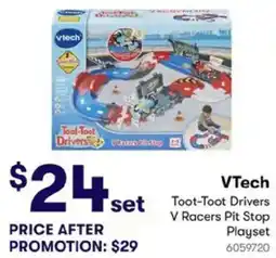 BIG W VTech Toot-Toot Drivers V Racers Pit Stop offer