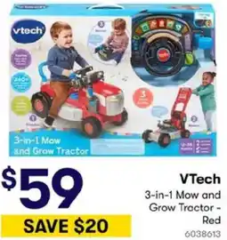 BIG W VTech 3-in-1 Mow and Grow Tractor offer