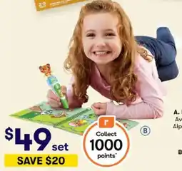 BIG W LeapStart Reading Buddies Starter Set offer