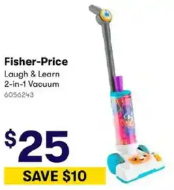 BIG W Fisher-Price Laugh & Learn 2-in-1 Vacuum offer