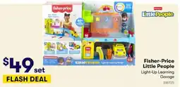 BIG W Fisher-Price Little People Light-Up Learning Garage offer