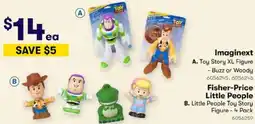 BIG W Imaginext Toy Story XL Figure - Buzz or Woody or Fisher-Price Little People Little People Toy Story Figure offer
