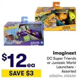 BIG W Imaginext DC Super Friends or Jurassic World Launchers offer