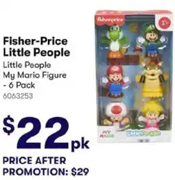 BIG W Fisher-Price Little People Little People My Mario Figure offer