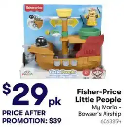 BIG W Fisher-Price Little People My Mario - Bowser's Airship offer