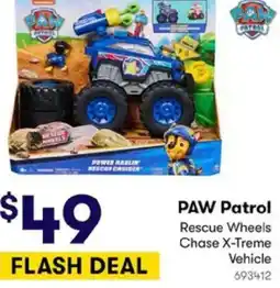 BIG W PAW Patrol Rescue Wheels Chase X-Treme Vehicle offer