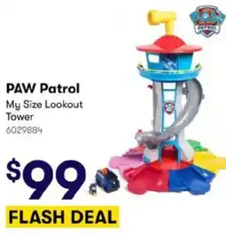 BIG W PAW Patrol My Size Lookout Tower offer