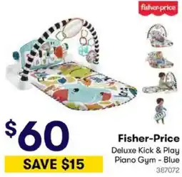 BIG W Fisher-Price Deluxe Kick & Play Piano Gym offer