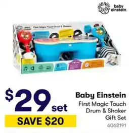 BIG W Baby Einstein First Magic Touch Drum & Shaker Gift Set offer