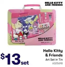 BIG W Hello Kitty & Friends Art Set in Tin offer