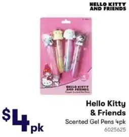 BIG W Hello Kitty & Friends Scented Gel Pens offer