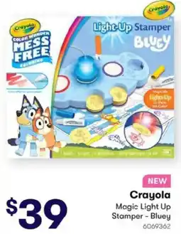 BIG W Crayola Magic Light Up Stamper offer