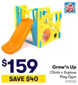 BIG W Grow'n Up Climb n Explore Play Gym offer