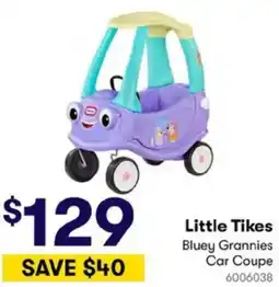 BIG W Little Tikes Bluey Grannies Car Coupe offer