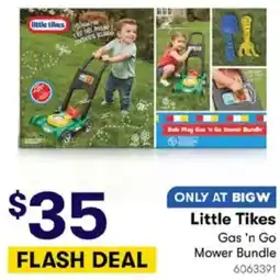 BIG W Little Tikes Gas 'n Go Mower Bundle offer