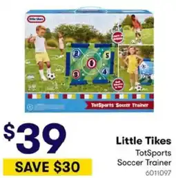 BIG W Little Tikes TotSports Soccer Trainer offer