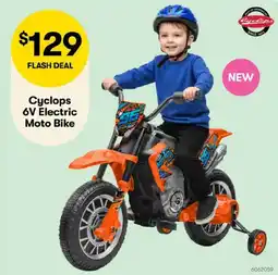 BIG W Cyclops 6V Electric Moto Bike offer