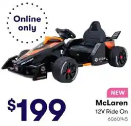 BIG W McLaren 12V Ride On offer