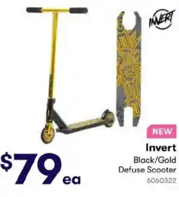 BIG W Invert Black/Gold Defuse Scooter offer