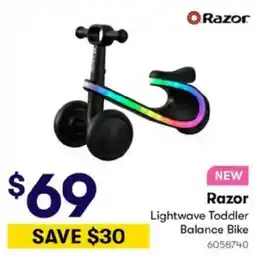 BIG W Razor Lightwave Toddler Balance Bike offer