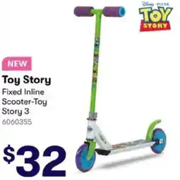 BIG W Toy Story Fixed Inline Scooter-Toy Story 3 offer